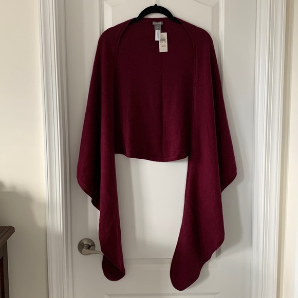 ANN TAYLOR 100% Cashmere Wrap New With Tag - Picture 2 of 10